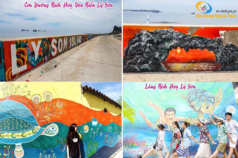 tour lý sơn làng bích họa